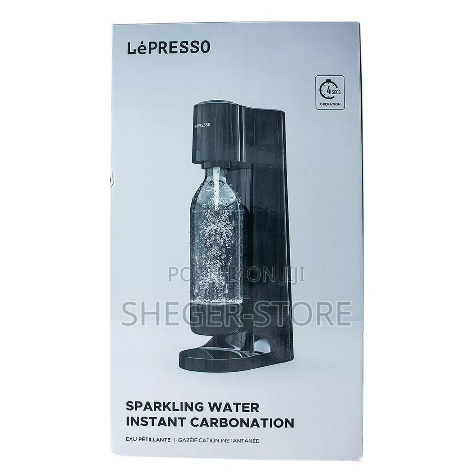 Lepresso Sparkling Water Instant Carbonation Machine
