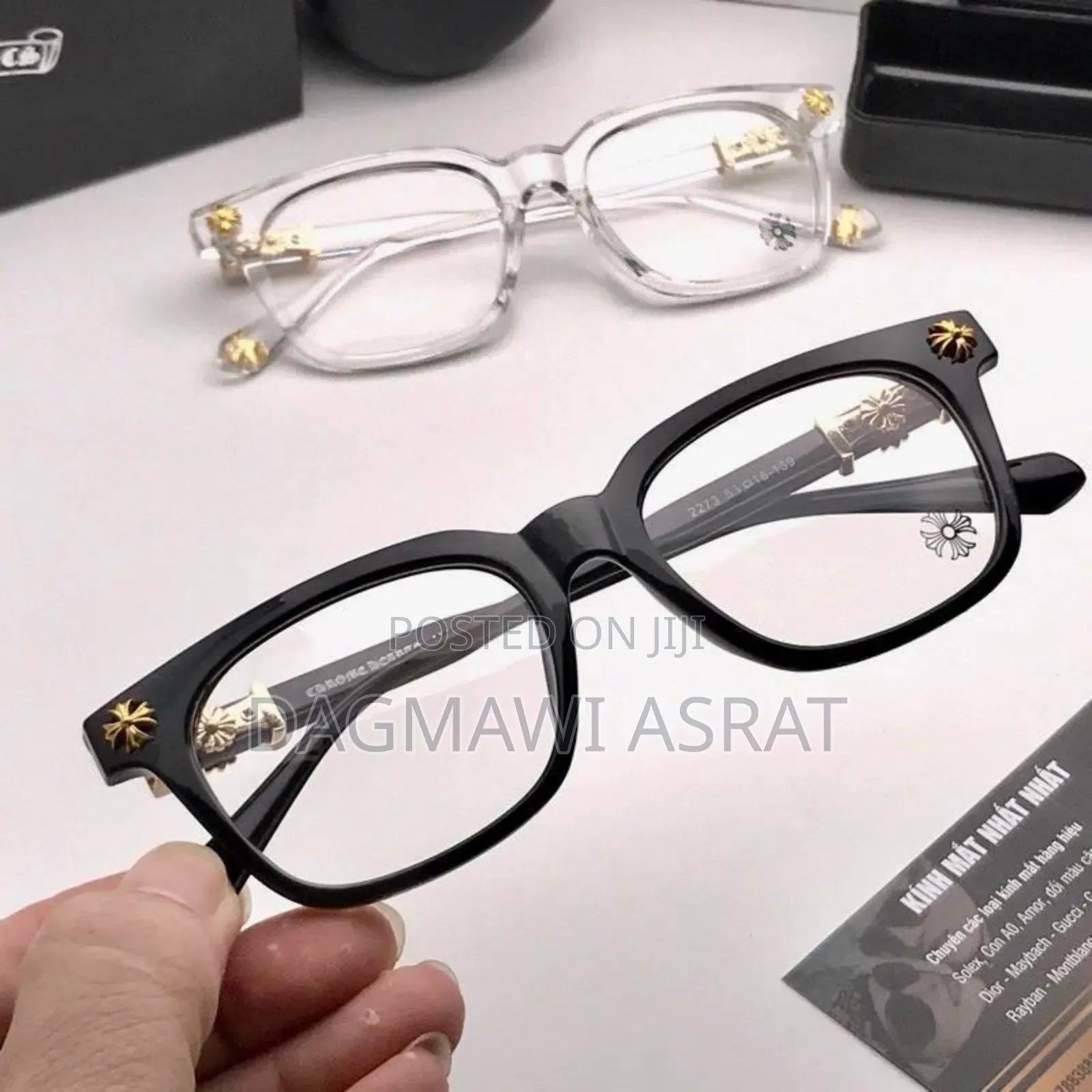 Chrome Hearte Glasses
