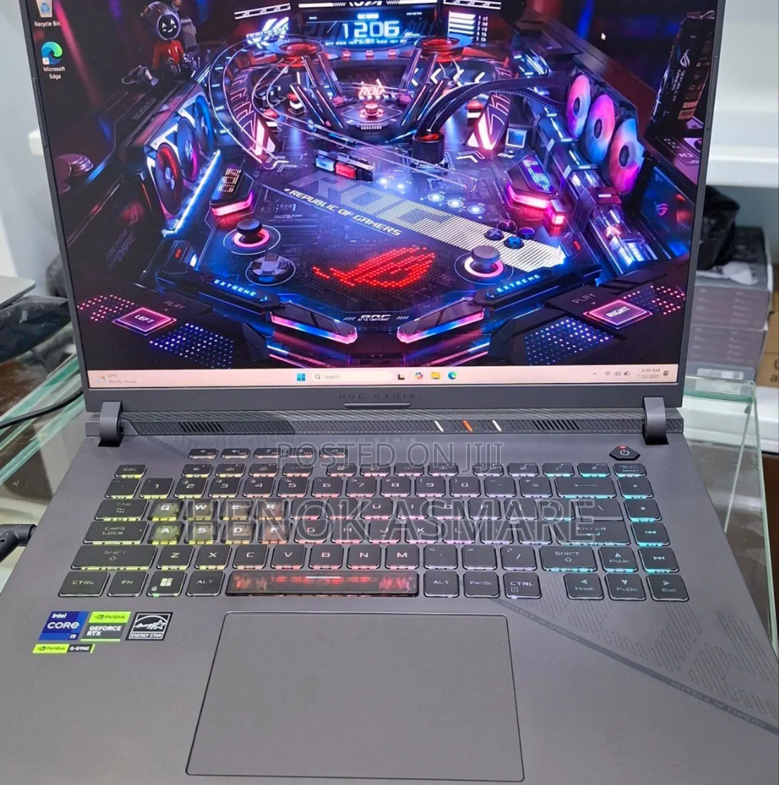 New Laptop Asus ROG Strix G15 32GB Intel Core I9 SSD 1T