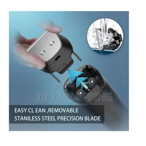 Porodo Professional Beard Nose Hair Trimmer With 4 Combs