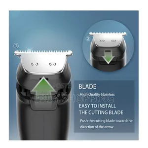 Porodo Professional Beard Nose Hair Trimmer With 4 Combs