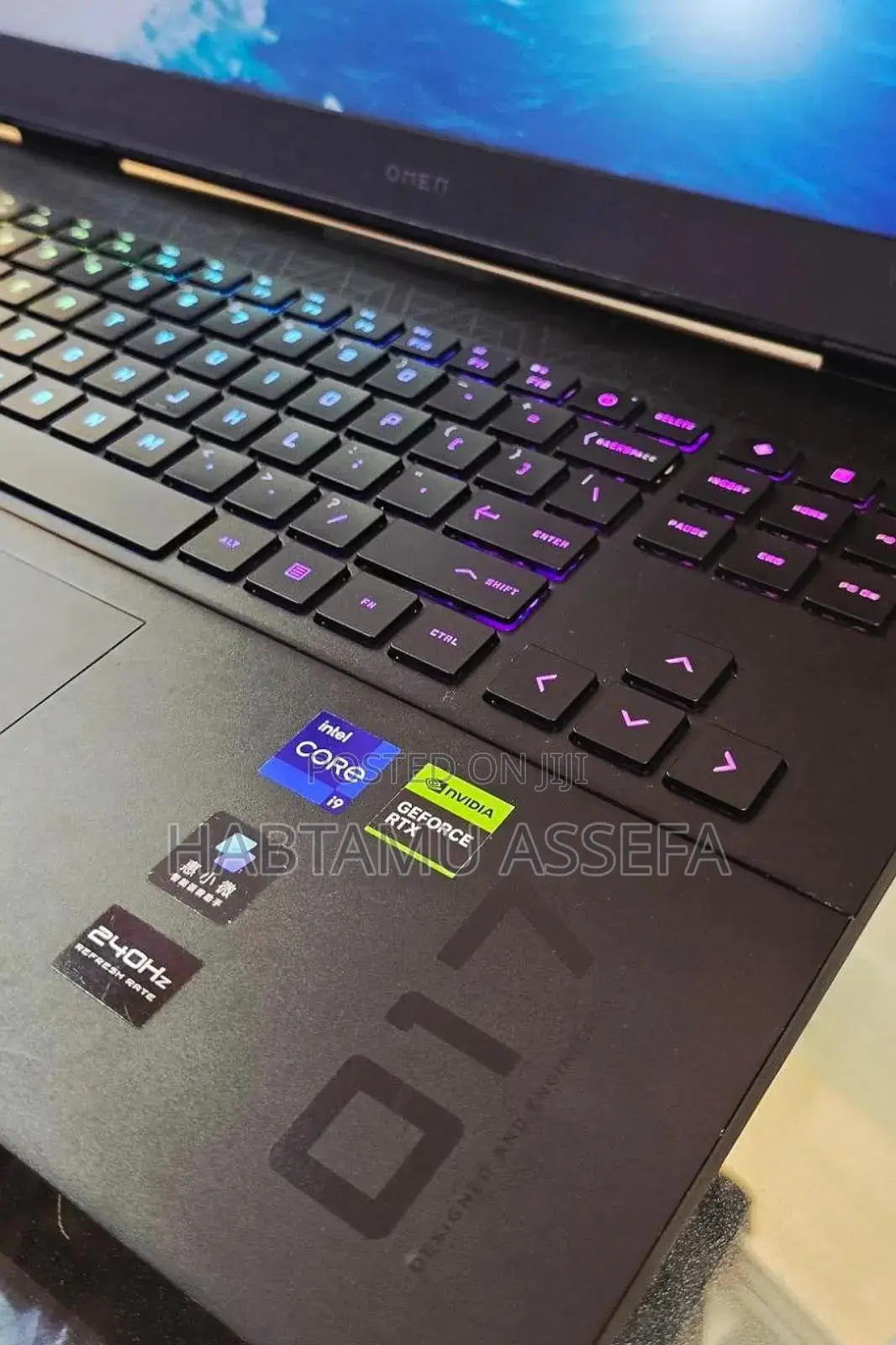 New Laptop HP Omen 17 16GB Intel Core i9 SSD 1T