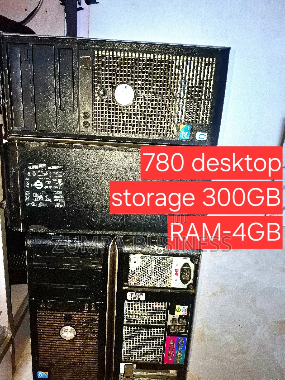 Desktop Computer Dell OptiPlex 780 4GB Intel Core 2 Quad HDD 256GB