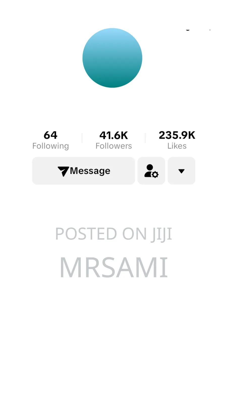 የሚሸጥ ቲክቶክ አካውንት