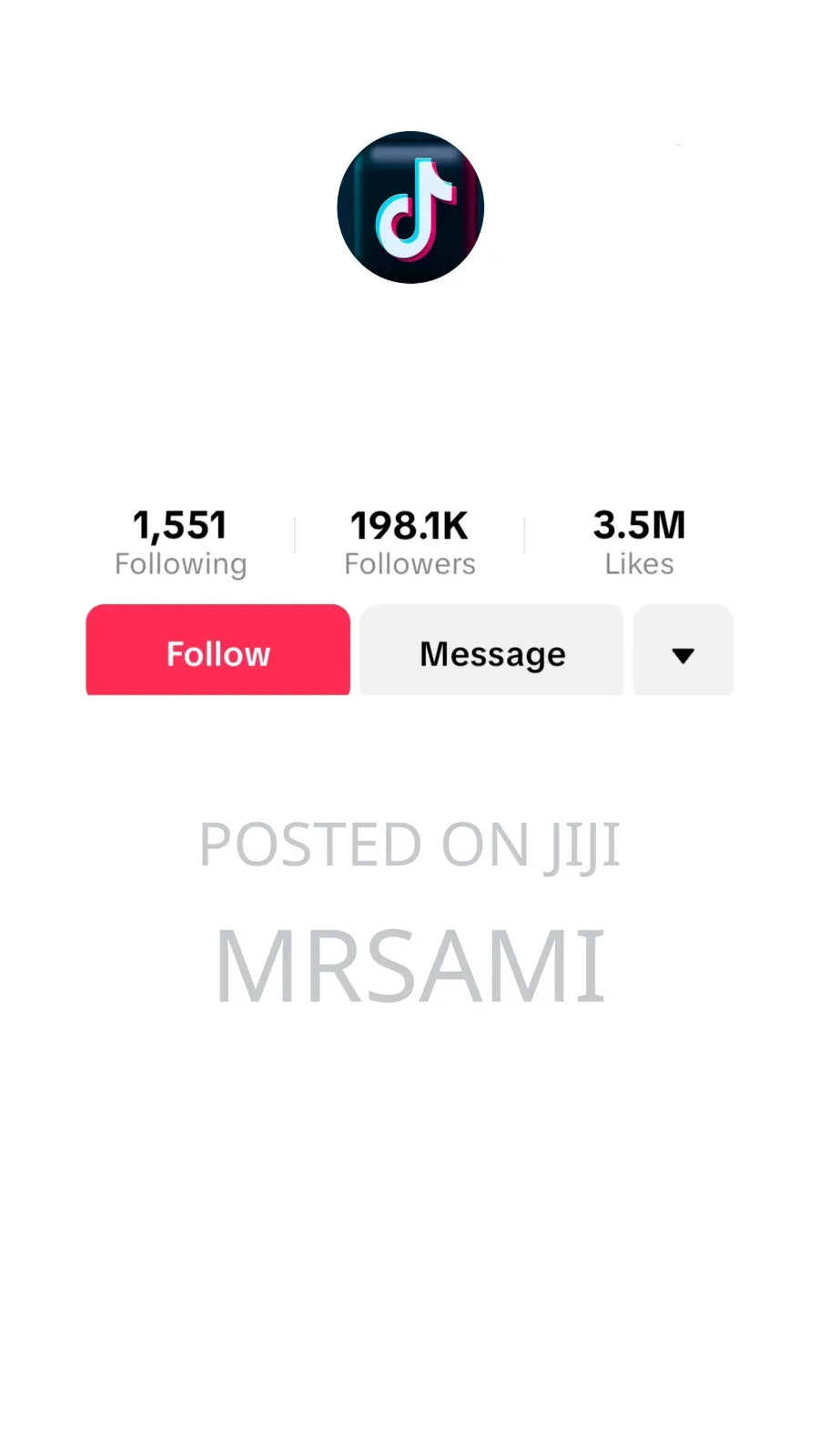 Tik Tok Account for Sale