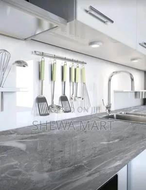 Adhesive Kitchen Sticker, Marble Pattern Waterproof Oil-Proof Wall