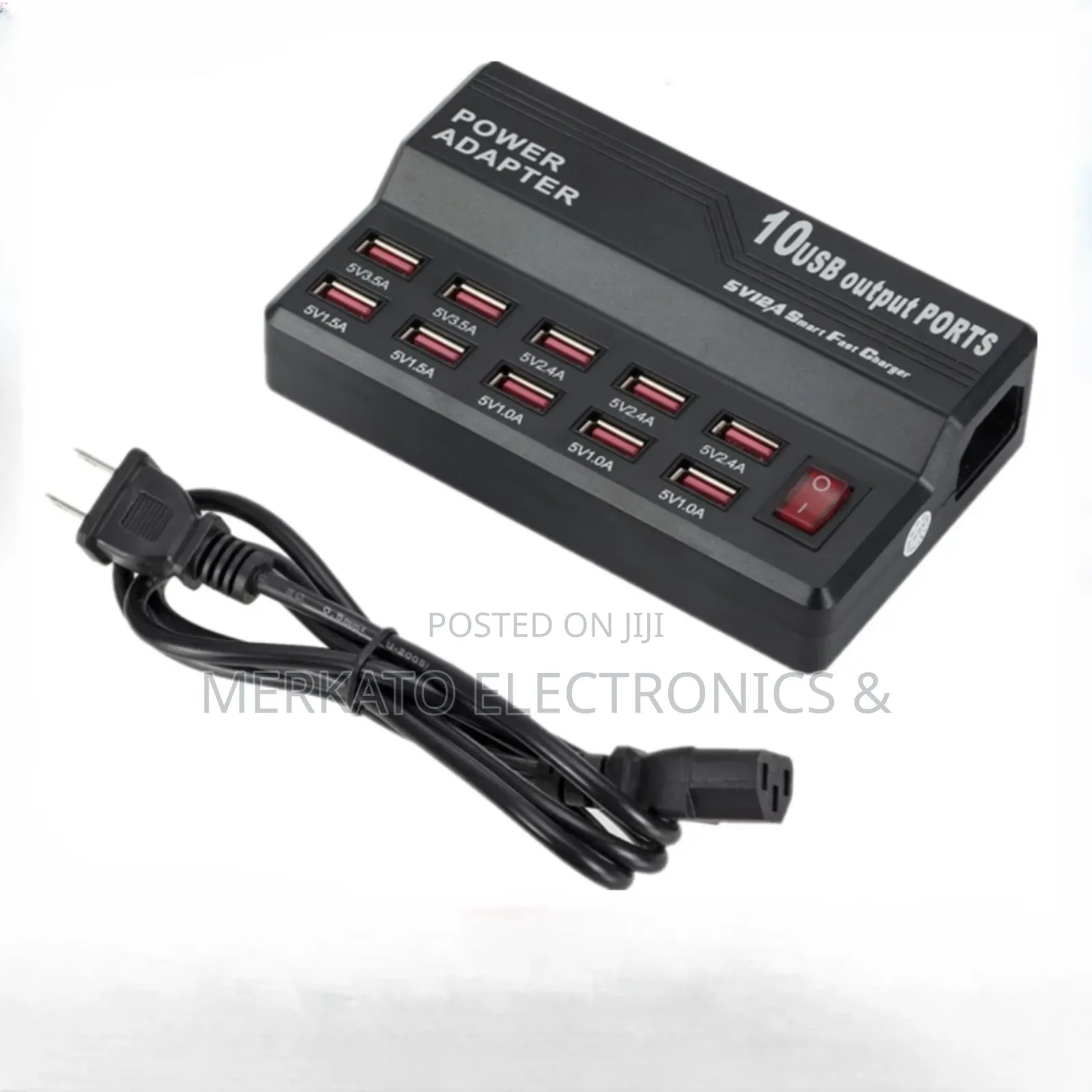 10 Usb Port Charger | Quick Charge Station Adapter