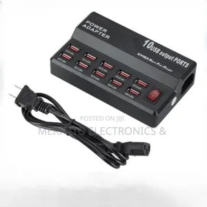 10 Usb Port Charger | Quick Charge Station Adapter