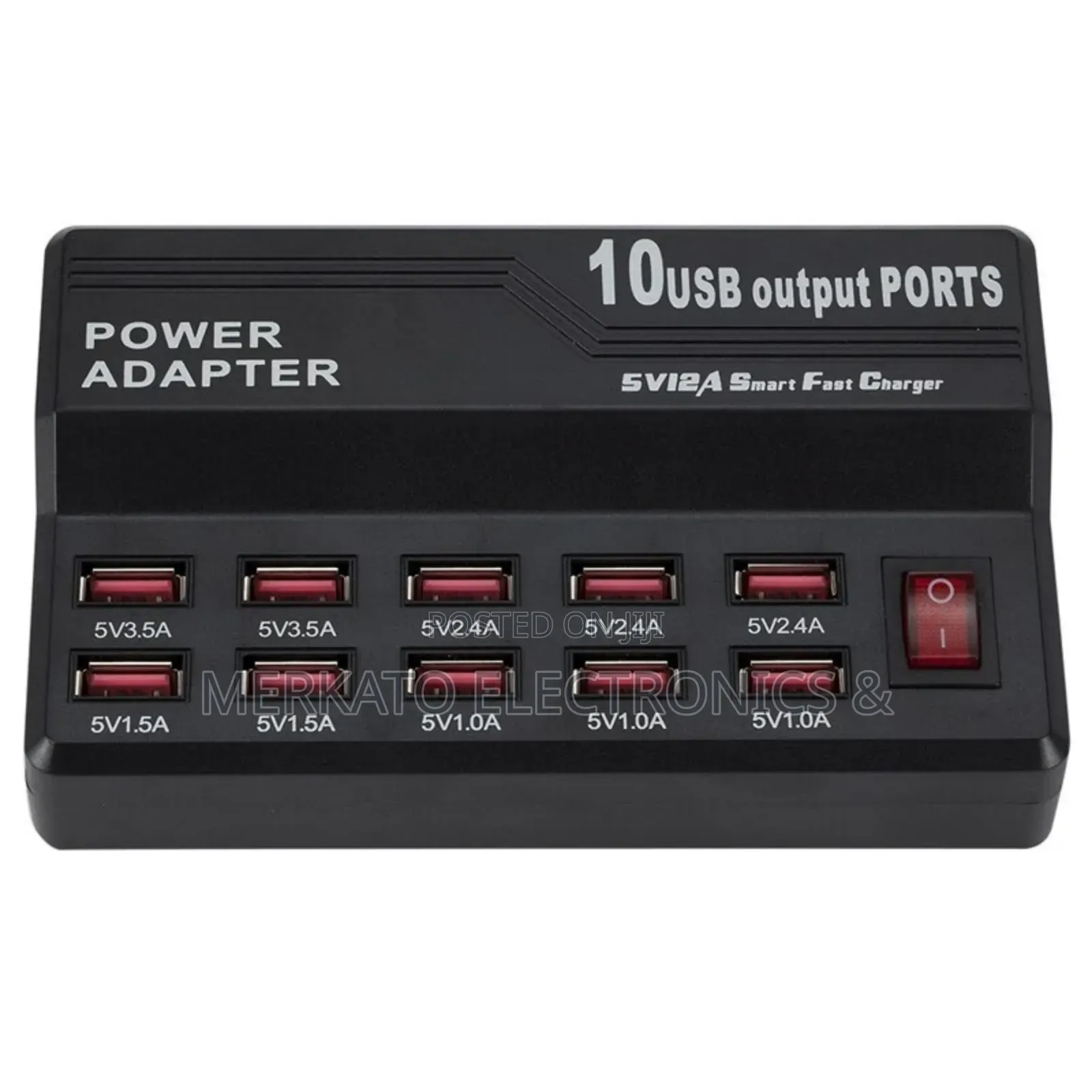 10 Usb Port Charger | Quick Charge Station Adapter
