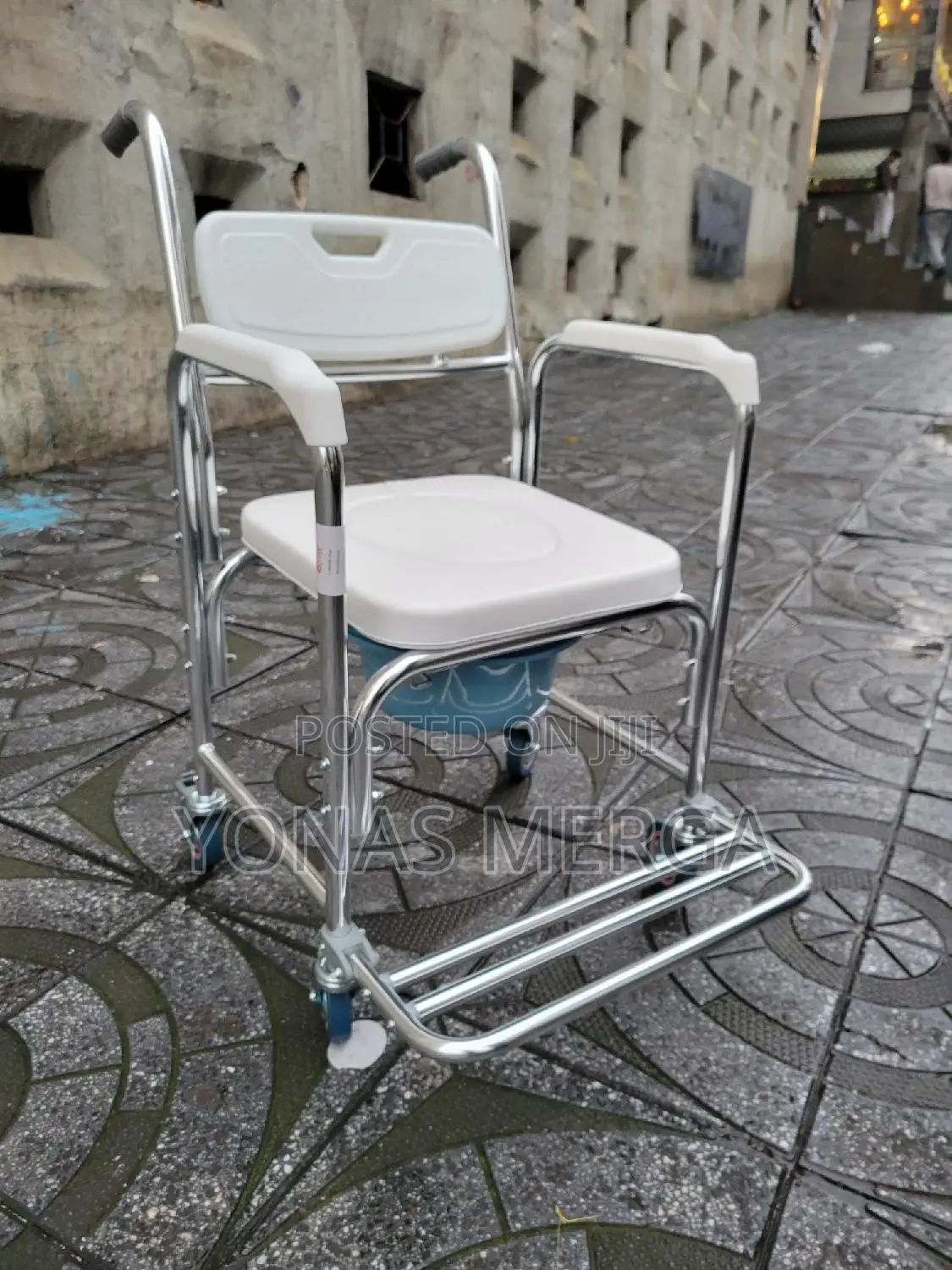 Bath Toilet Commode濂÷Wheeled Toilet Chair/Wheelchair Shower三፧Potty