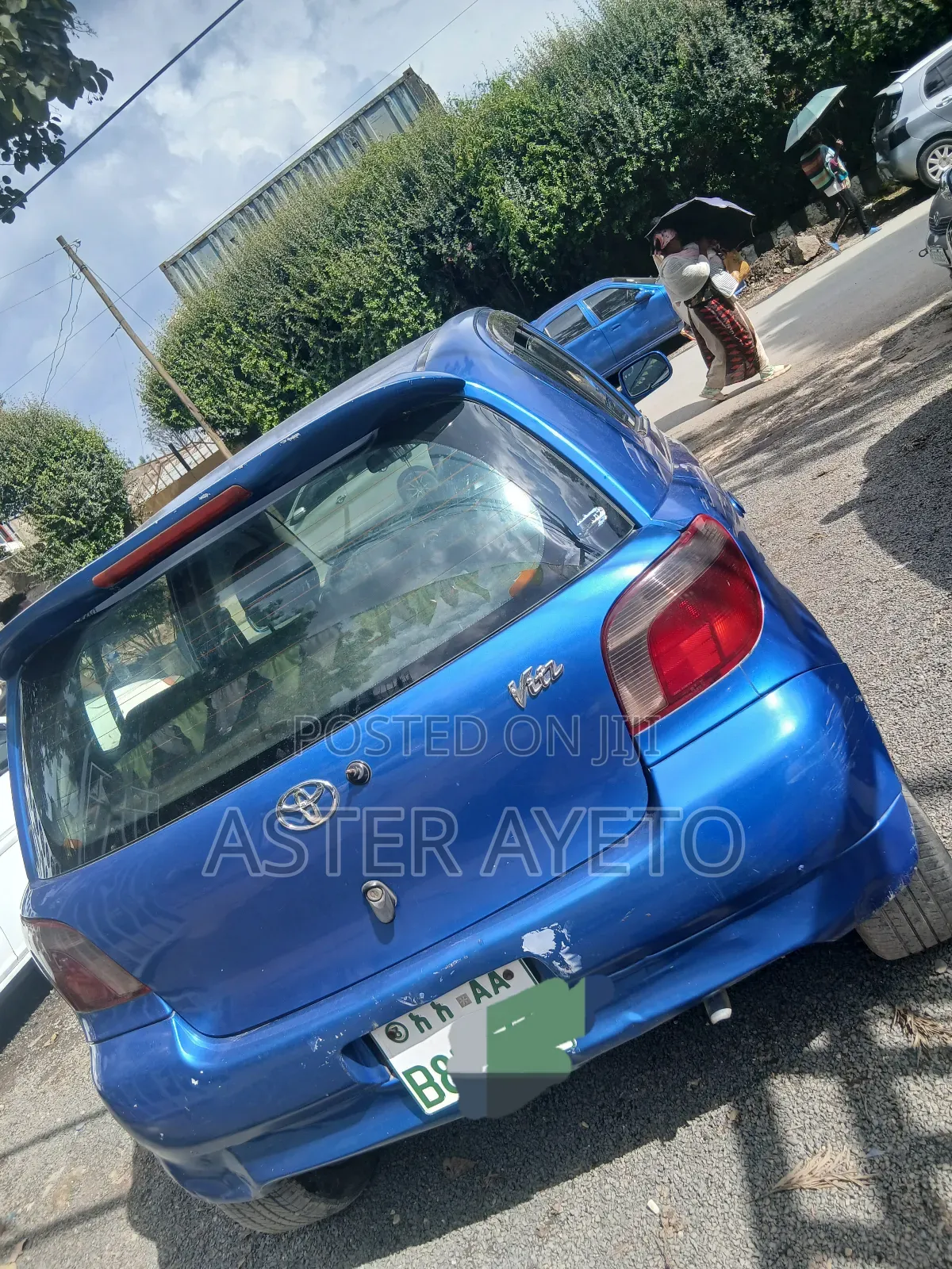 Toyota Vitz 2001 Blue