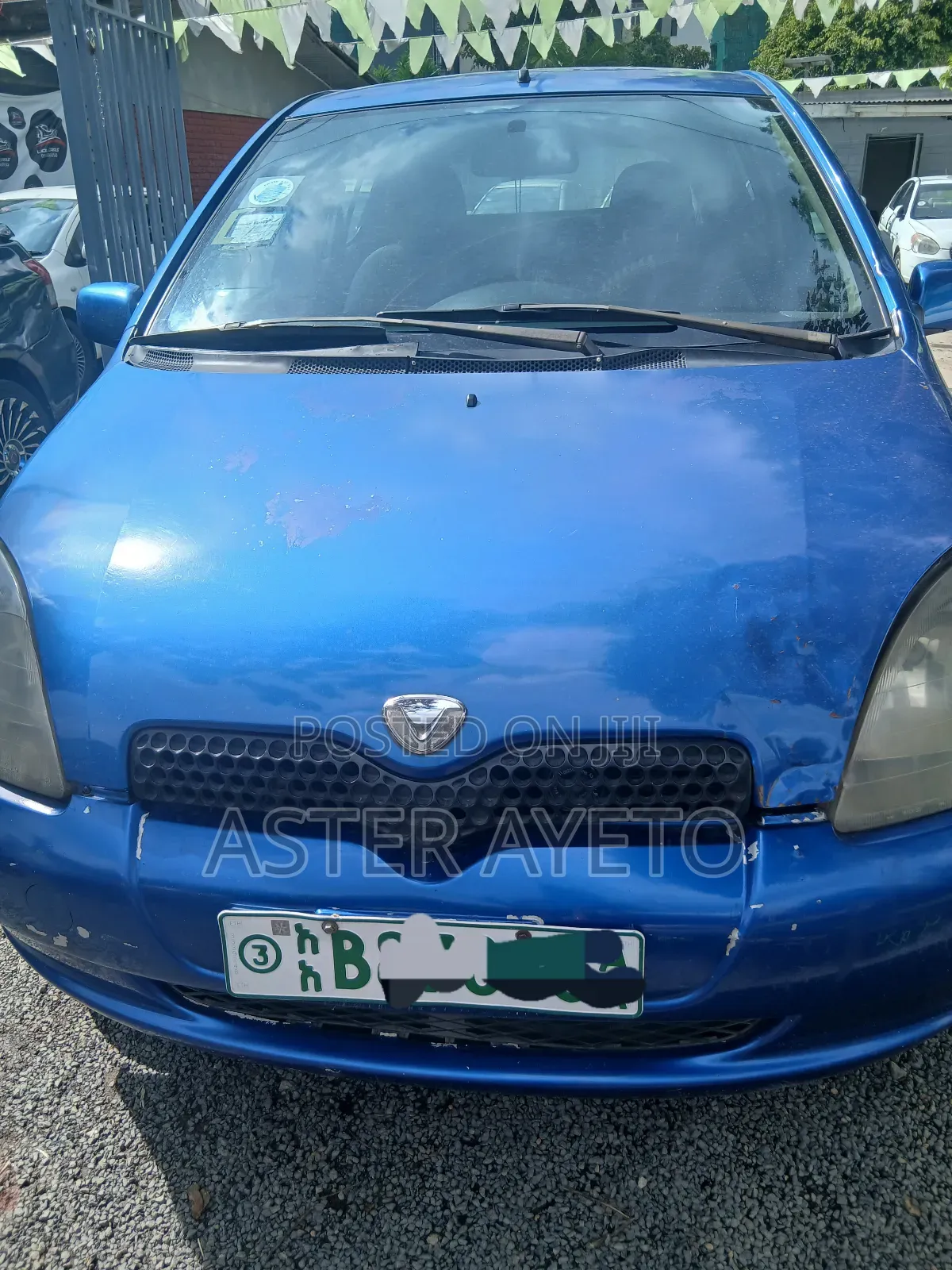 Toyota Vitz 2001 Blue