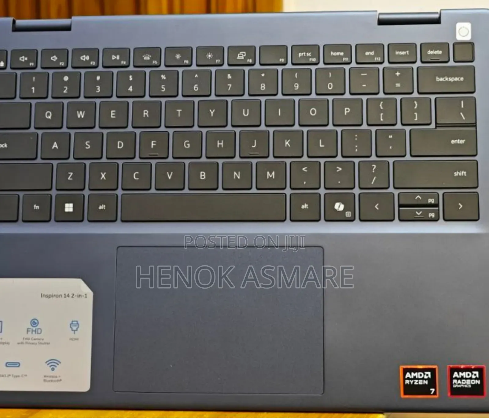 New Laptop Dell Inspiron 15 16GB AMD Ryzen 7 SSD 1T