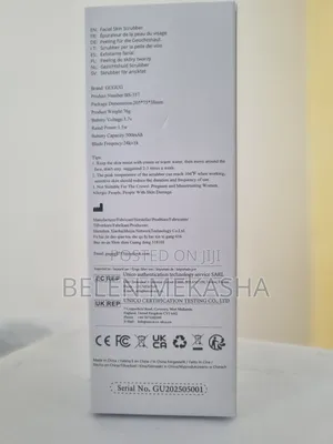 Ultrasonic Facial Skin Scrubber