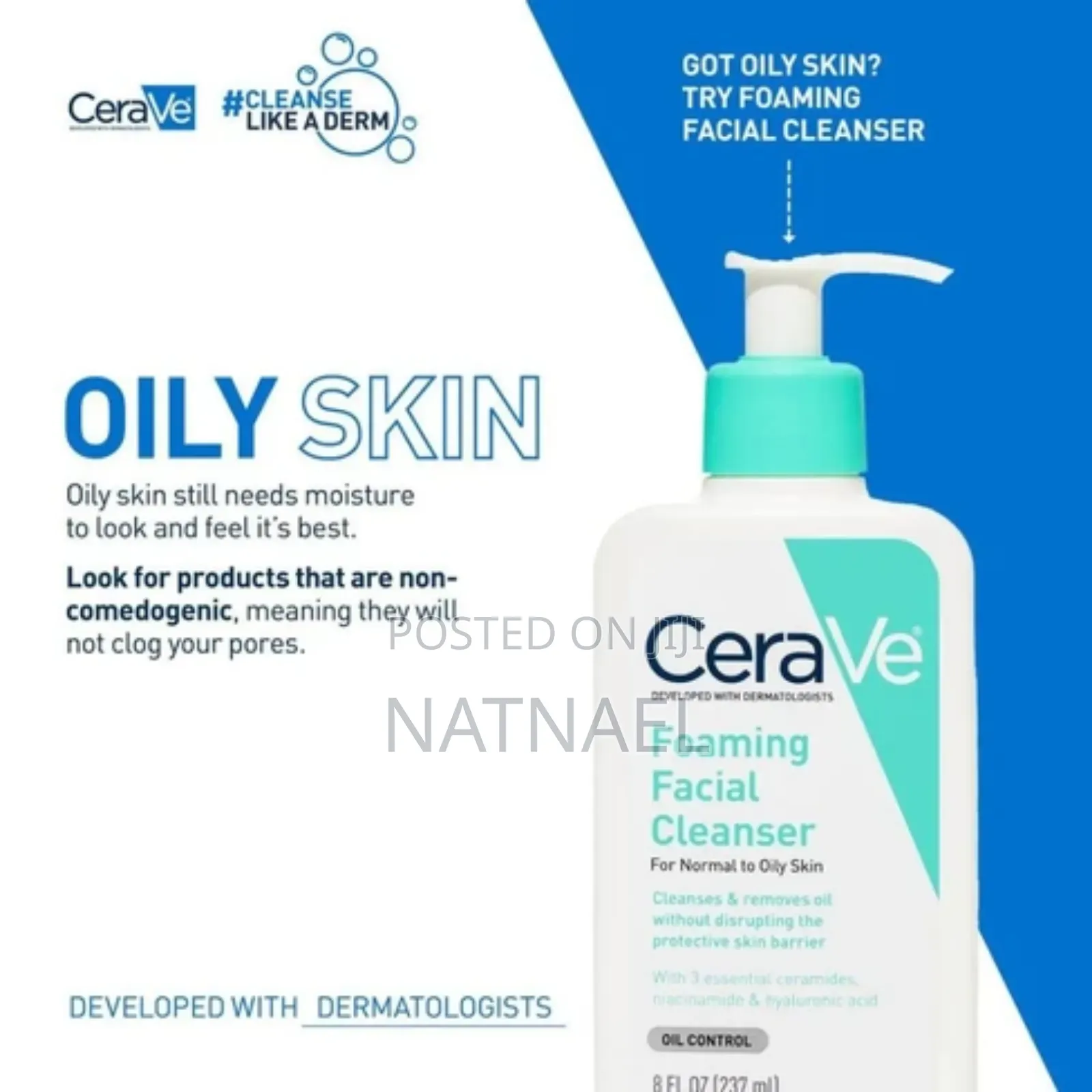 Cerave Foaming Facial Cleanser