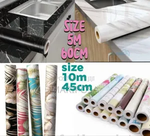 Photo - Marble Pattern Water Proof Self Adhesive Wall Sticker