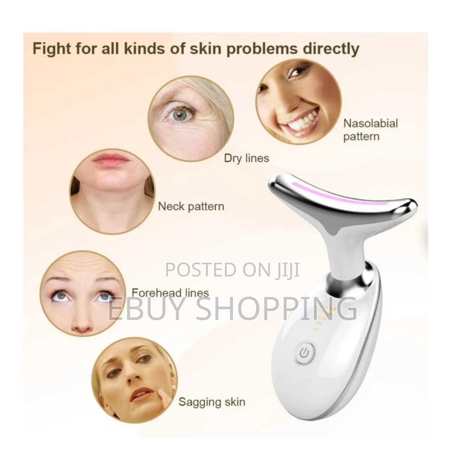 **Sonic Vibration Face Massager –Pore Refining Brightening