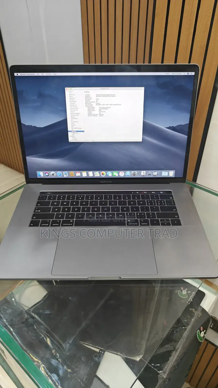 New Laptop Apple MacBook Pro 2019 16GB Intel Core I9 SSD 512GB