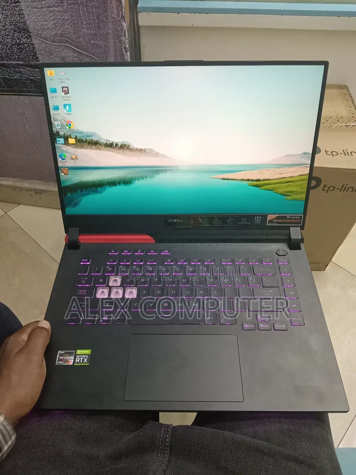 New Laptop Asus 16GB AMD Ryzen 9 SSD 512GB