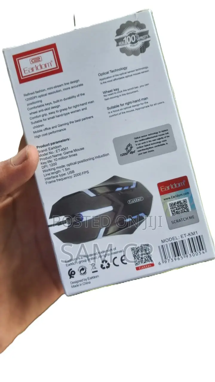 Gaming Mouse – 1200 Dpi