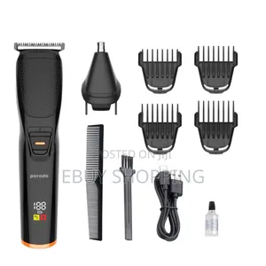 Photo - Porodo Rechargeable Precision Trimmer for Beard Nose