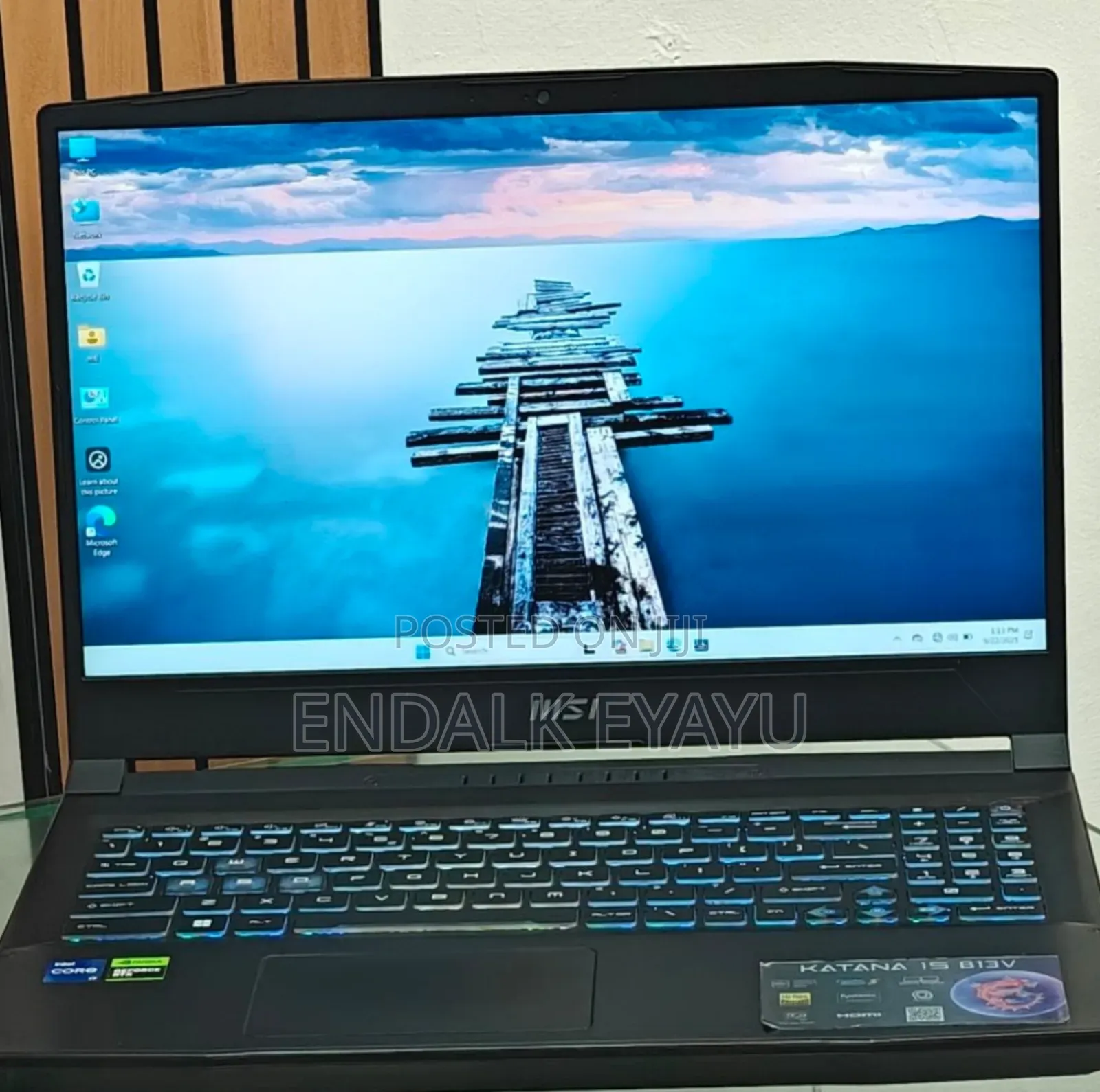 New Laptop MSI Katana 15 16GB Intel Core I7 SSD 1T