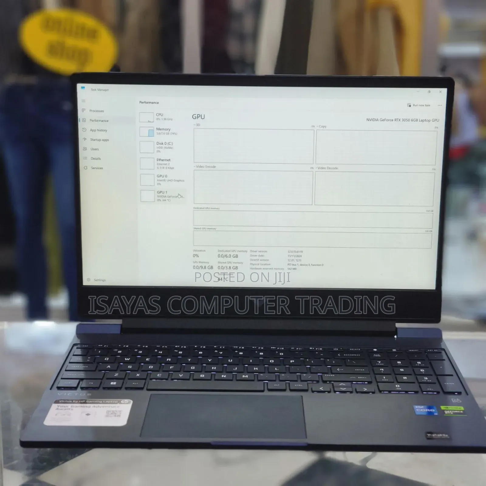 New Laptop HP Victus 15 16GB Intel Core I5 SSD 512GB