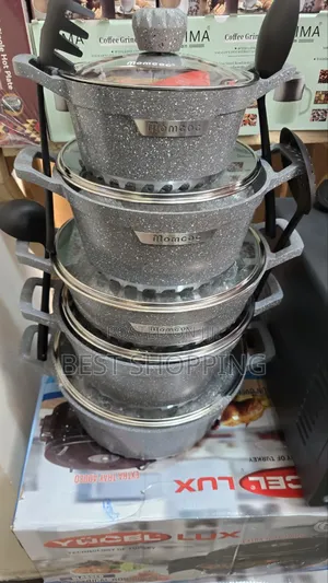 Photo - Momcoc 5 in 1 Ganite Cookware ዘመናዊ ጠንካራ እና ኦሪጂናል ድስት