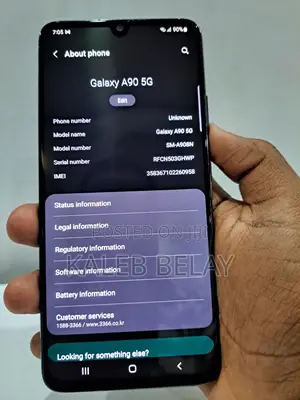 Samsung Galaxy A90 5G 128 GB Black