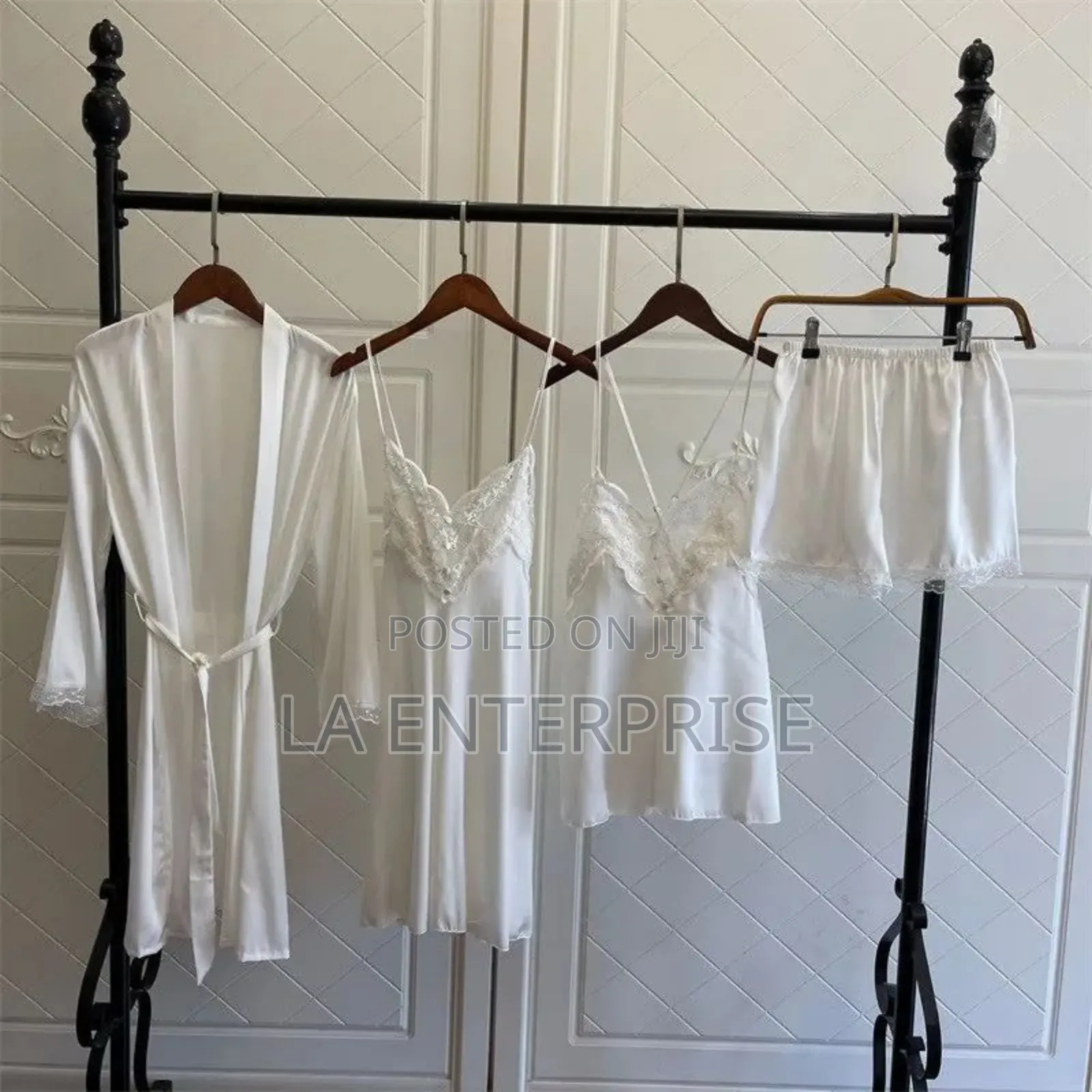 5pieces Pyjamas- White