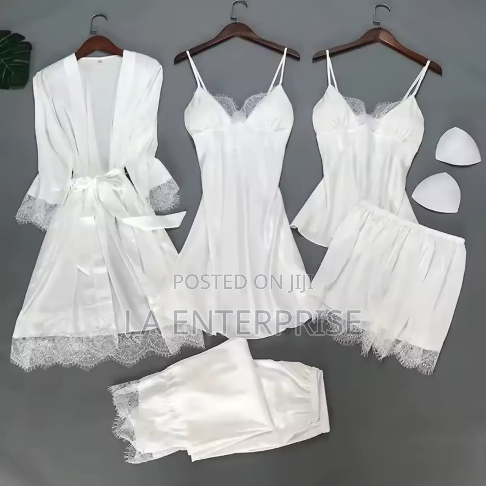 5pieces Pyjamas- White