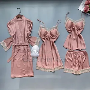 Five Pieces Pyjamas for Women's