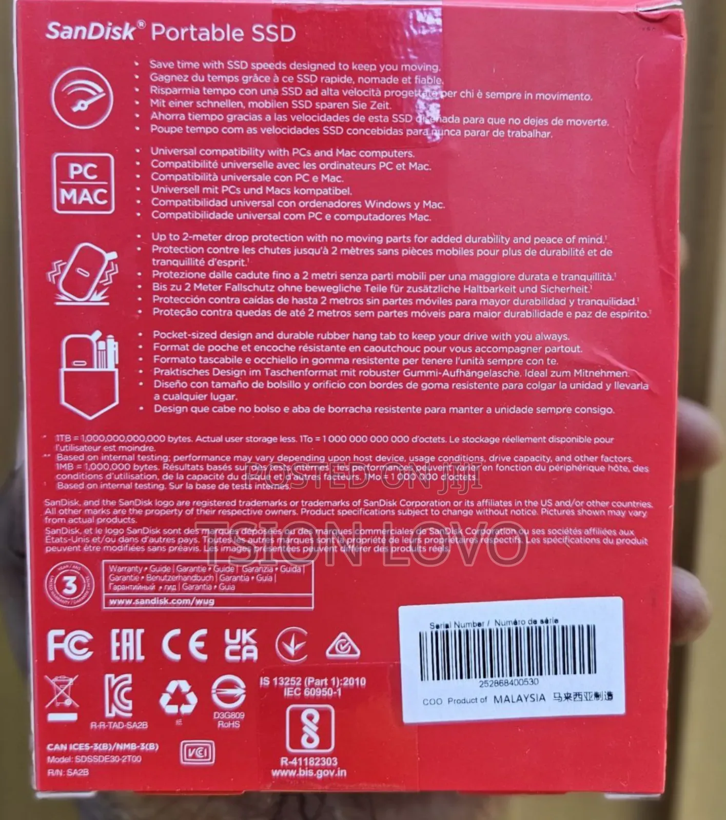 Sandisk 2 Tb External SSD