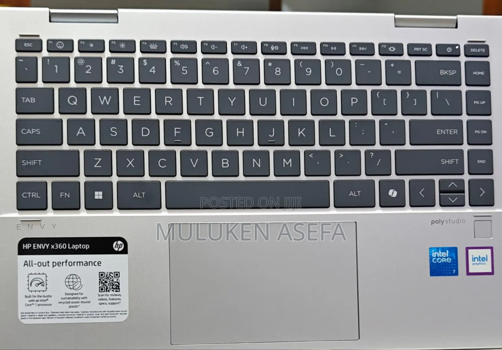 New Laptop HP Envy 14 16GB Intel Core I7 SSD 512GB