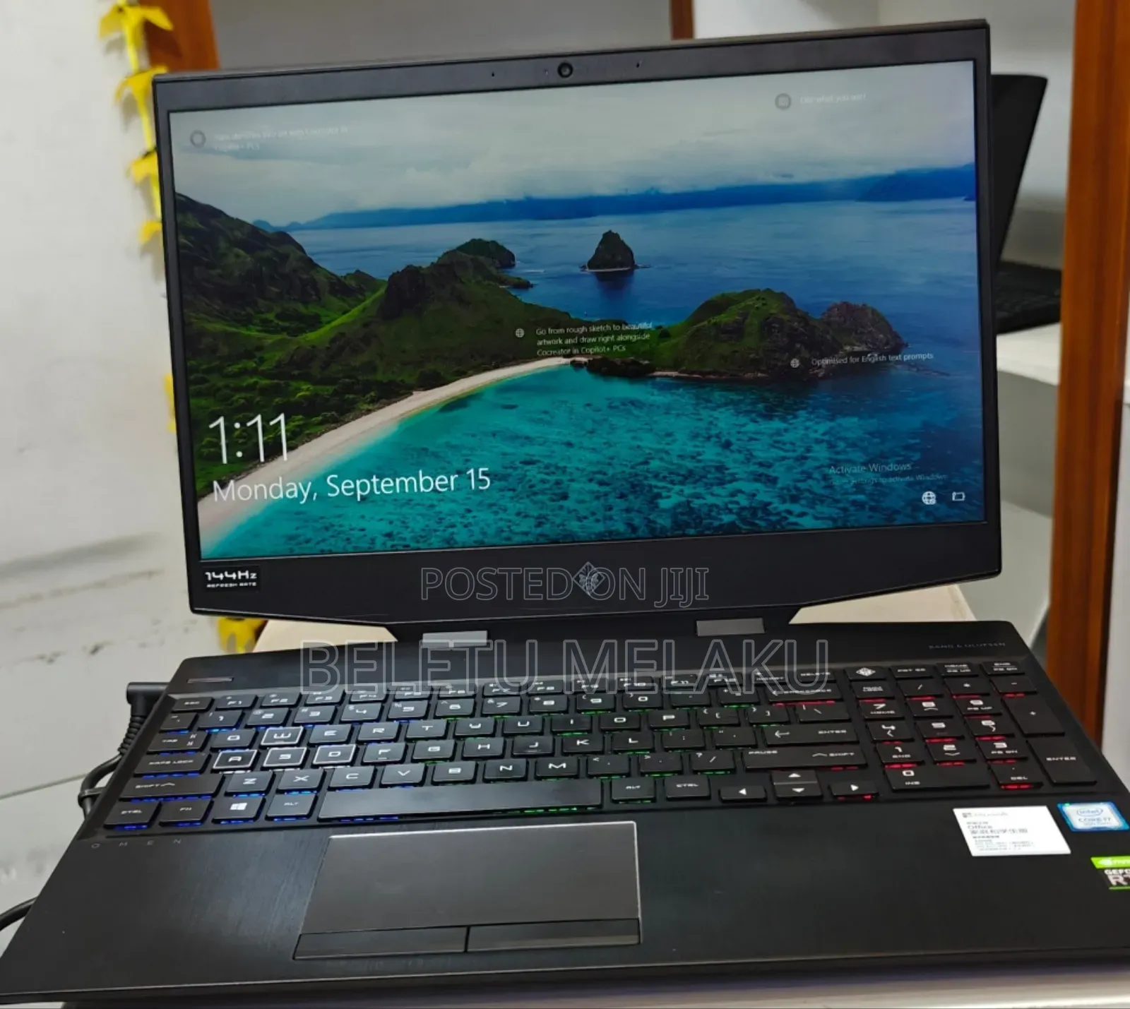 New Laptop HP Omen 15 16GB Intel Core I7 SSD 512GB