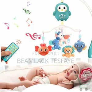 ባለ ሪሞት Baby Bed Bell የልጆች አልጋ መጫዎቻ የራሱ ሙዚቃ አለዉ
