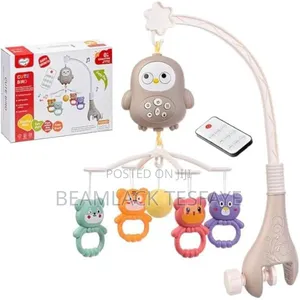 ባለ ሪሞት Baby Bed Bell የልጆች አልጋ መጫዎቻ የራሱ ሙዚቃ አለዉ