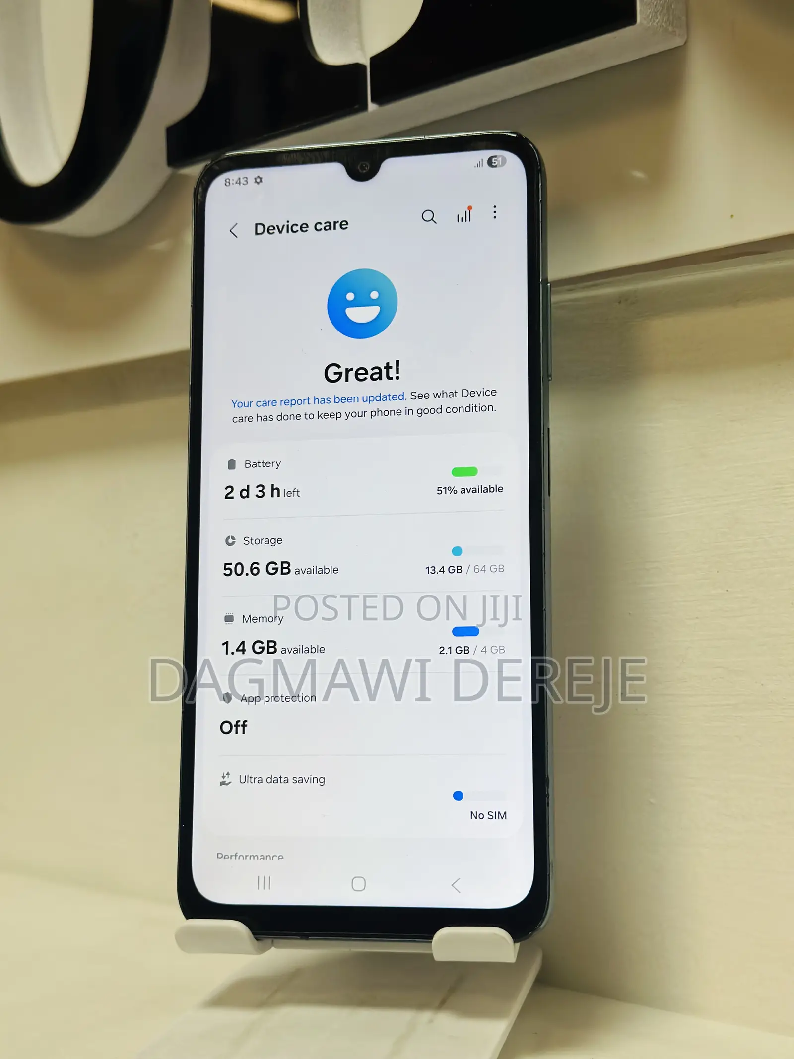 New Samsung Galaxy M14 64 GB Blue