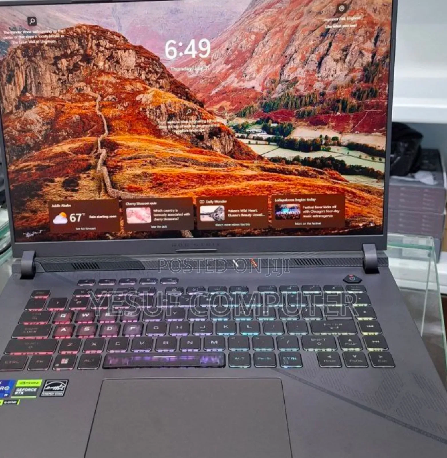 New Laptop Asus ROG Strix G15 32GB Intel Core I9 SSD 1T