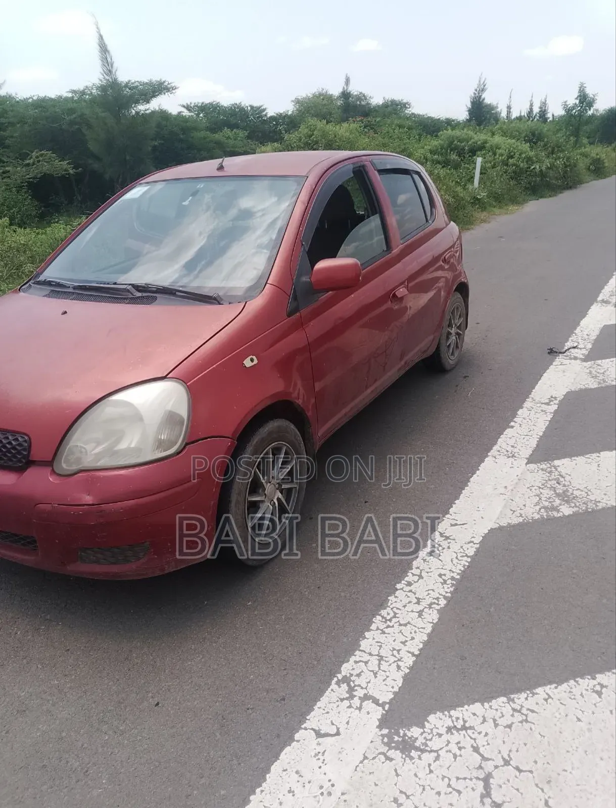 Toyota Vitz 2002 Burgundy