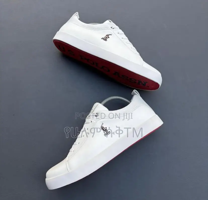 Original Us Polo Assn Men’S Casual Leather Flat Shoes