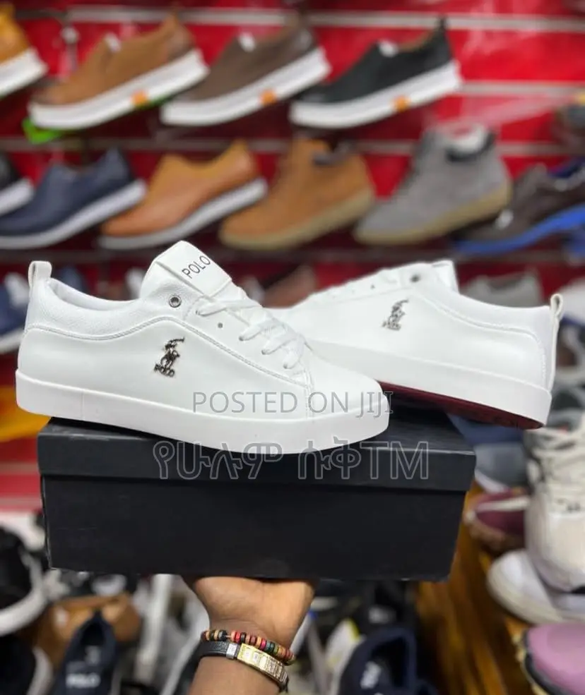 Original Us Polo Assn Men’S Casual Leather Flat Shoes