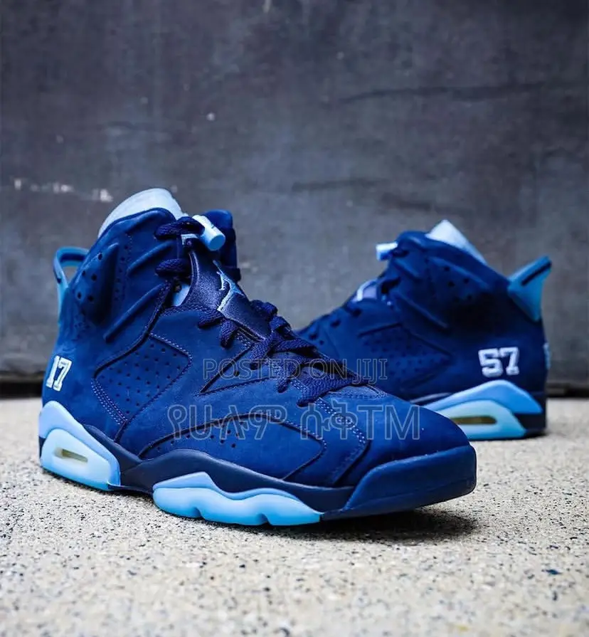 Original Air Jordan 6 Pe Championship Player Unc Men’S Mid Boots Shoes