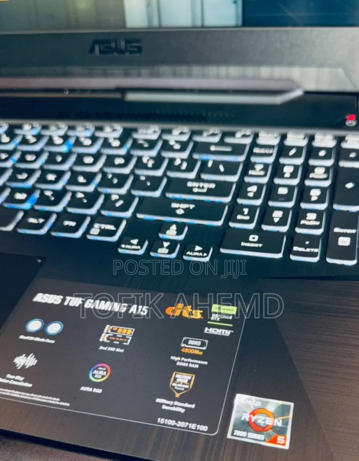 New Laptop Asus TUF Dash F15 16GB Intel Core I7 SSD 512GB