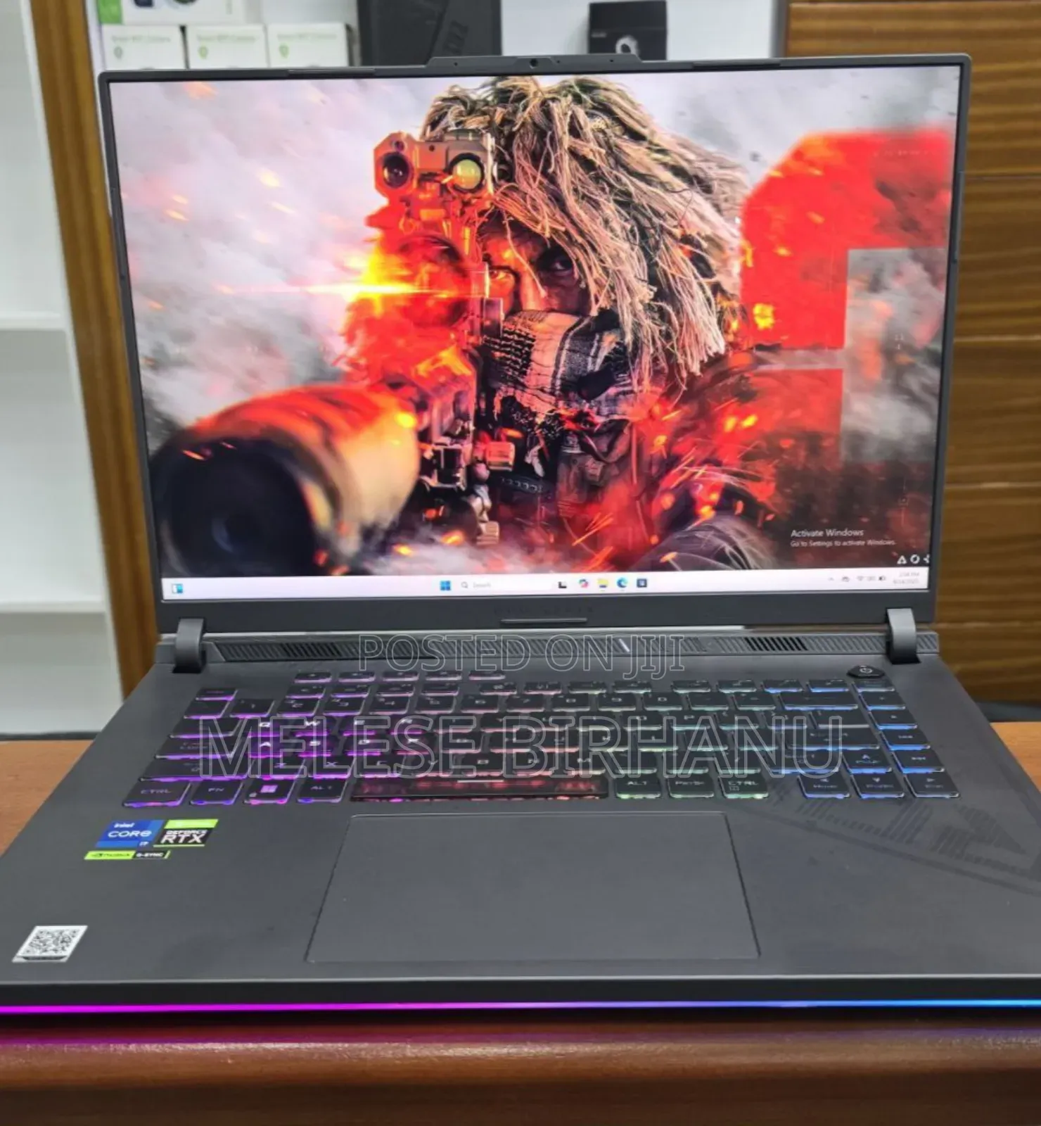 New Laptop Asus ROG Strix G16 G614 16GB Intel Core I7 SSD 1T