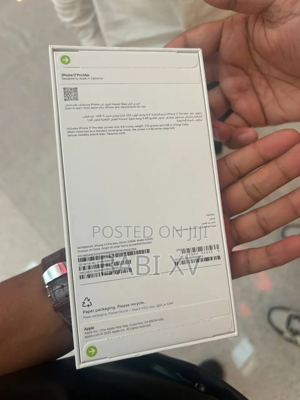 New Apple iPhone 17 Pro Max 256 GB Blue