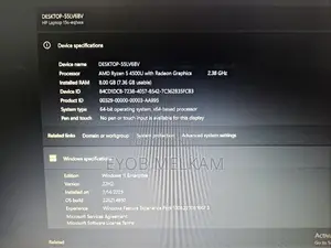 Laptop HP 15s 8GB AMD Ryzen 5 SSD 512GB