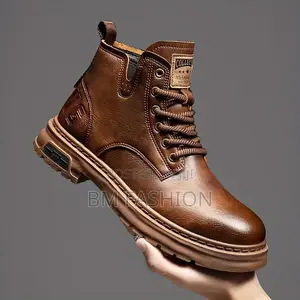 Photo - Brown Leather Chelsea Boots for Men's