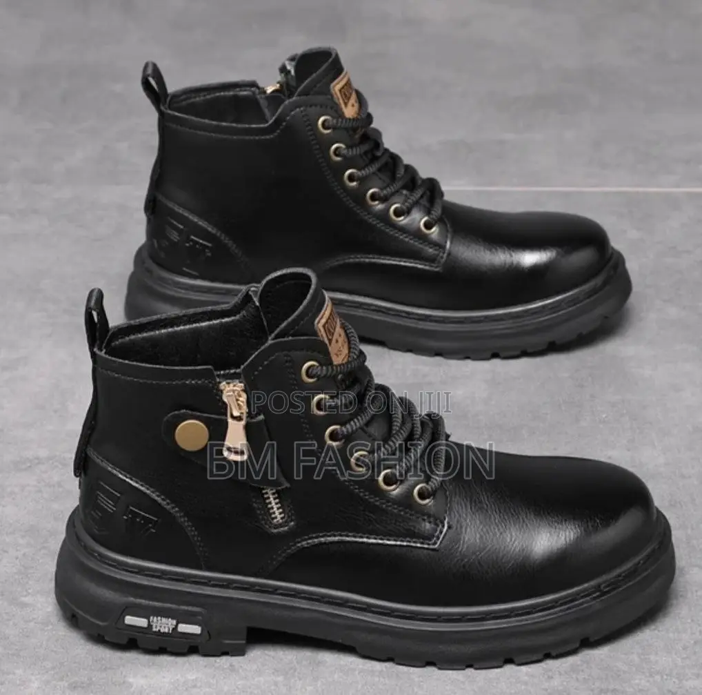 Black Chelsea Boots Men's Quality Shoes