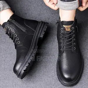 Black Chelsea Boots Men's Quality Shoes